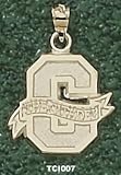 The Citadel Block C 5/8 Charm/Pendant -14K/10K, Stainless Steel or Gold Plated