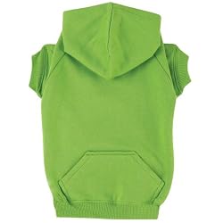 Dog Hooded Sweatshirt - Green - Medium