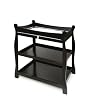 Badger Basket Co Black Sleigh Style Baby Changing Table