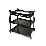 Badger Basket Co Black Sleigh Style Baby Changing... by Badger Basket