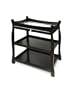 Badger Basket Co Black Sleigh Style Baby Changing Table