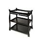 Badger Basket Co Black Sleigh Style Baby Changing Table