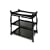 Badger Basket Co Black Sleigh Style Baby Changing Table