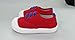Kikiz Girls Boys Toddler Slip-on Antiskid Canvas Sneaker Casual Shoes (Red,7M)