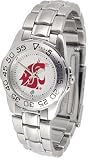 NCAA Washington State Cougars Ladies Sport Steel Watch - B000A84...