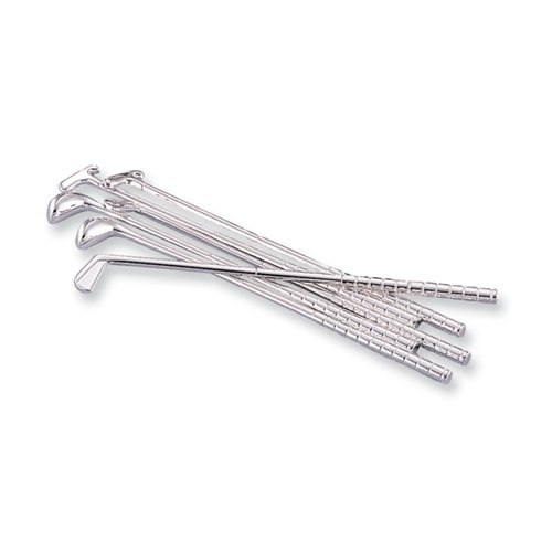 Silver-plated Set of Six Golf Club Stirrers