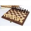 Travel Magnetic Walnut Chess Set