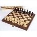 Travel Magnetic Walnut Chess Set