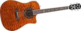 Fender T-Bucket 300 CE Dreadnought Cutaway Acoustic-Electric Guitar, Amber