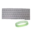 Laptop Keyboard Skin Cover for MSI Wind U100 + A Live*Laugh*Love Wrist Band!!! (Notebook Accessories Only, Laptop Not Included)