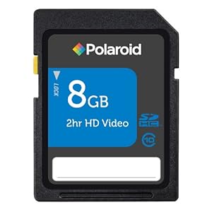Polaroid 8 Gb Sdhc Flash Memory Card P-sdhc8g10-efpol