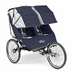 Baby Jogger 2008 Performance 20" Double Stroller - Navy/Silver