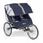 Baby Jogger 2008 Performance 20" Double Stroller - Navy/Silver