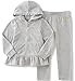 Juicy Couture Baby Girls' 2 Piece Velour Hooded Jacket and Pant Set