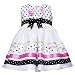 Rare Editions NEWBORN 3M-9M 2-Piece WHITE BLACK PI...