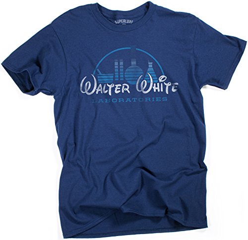 Superluxe™ Mens Walter White Meth Lab Breaking Bad Walt Heisenberg T Shirt