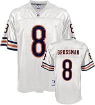 Rex Grossman Chicago Bears White NFL Replica Jersey - Small
