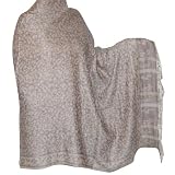 51%2B%2B6KM8sCL. SL160  Indian Shawls Floral Design Wool Clothes 80 x 40 inches