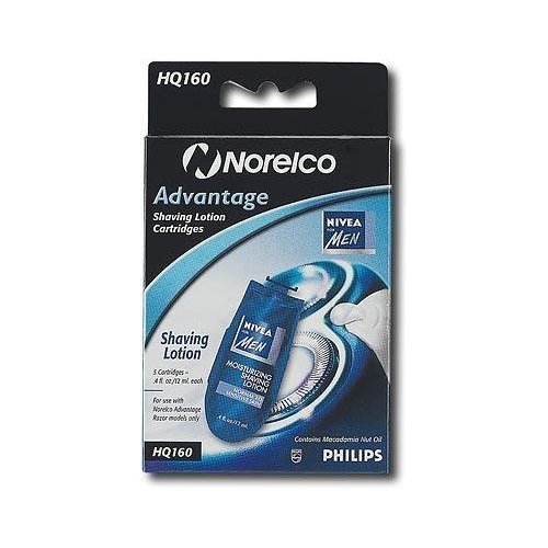 Huge save onshaving cream for electric shaver Norelco HQ160/HQ170 Nivea LOTION for Advantage razors.