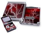 Gameboy Advance GBA SP Vinylskin - Flash Red - 