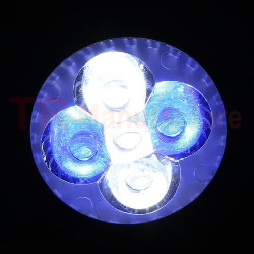 Aparche E27 5w LED Coral Reef Grow Light Blue 460~465nm; Cold White 6500~12000k Fish Tank Aquarium Hydroponic Ac85~265v 3white+2blue Par30