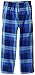 Komar Kids Boys' Micro Fleece Pant Blue Plaid
