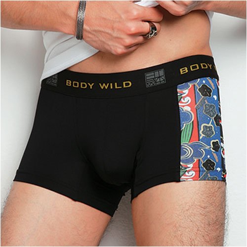 Cover image : (ボディーワイルド)BODY WILD JAPANESE STYLE ローライズボクサー ハイマルチエステルベア天 BWJ292S