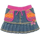 argyle denim skort