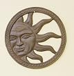 Cast Iron Sun Face Wall D&eacute;cor