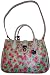 Women's Dooney and Bourke Purse Handbag Small Double Handle Tote Floral Pink