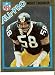 Jack Lambert 1982 Topps Stickers Card # 143 All-Pro Pittsburgh Steelers Unpealed