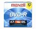 Maxell 638004 4.7GB 16X DVD-R - 10 Pack