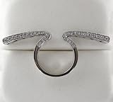 18k White Gold Diamond Palmiero Jewellery Design Ring