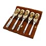 Two Cherries 515-8575 5-Piece Small Wood Carving Tool Set with Leather Pouch