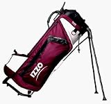 35 Tornado Lightweight Stand Bag (Burgundy / White) from Izzo Golf