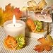 Leaf Design Candle Favors