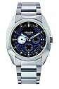 Police P-Saratoga gents stainless steel bracelet with black dial watch