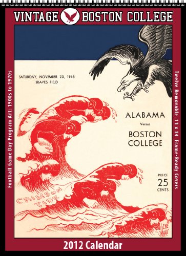 Boston College Eagles 2012 Vintage Football Calendar