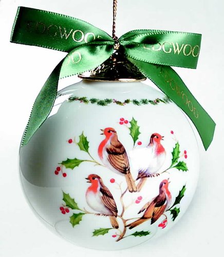 Wedgwood 12 Days of Christmas Ornament: Four Calling Birds, Fourth in Series