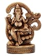 Om Ganesh Clay Statue - Free Shipping