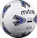 Mitre Alto 18p Football - White Size 4