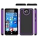 Lumia 650 Case, OEAGO Microsoft Lumia 650 Case Cover Accessories - Shock-Absorption Dual Layer Defender Protective Case Cover For Microsoft Lumia 650 - Purple