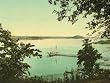 Saratoga Lake, New York, 1901 - Print of a Vintage Photochrom Image from the Library of Congress Collection
