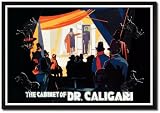 Framed Art Poster 20x30, The Cabinet of Dr. Caligari