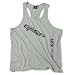 GASP - Vintage T-Back 220446 - Größe M in Grau - Tank Top