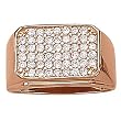14K Rose Gold Man's Diamond Ring