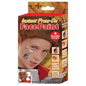 Pirate Press-on Face and Body Paint Kit! Pirate Press-on Face and Body Paint Kit!