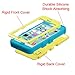 One Tough Shield ® Hybrid 3-Layer Kick-Stand Case (Yellow/Teal) for Apple iPhone 5C - (Softball Green)