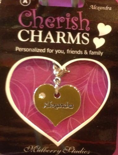 A Personal Bracelet/necklace/keychain's Name Charm: Alexandra