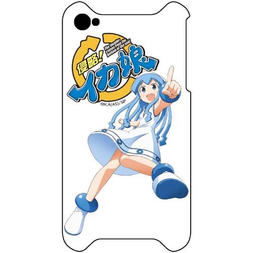 GCL　iPhone4専用　「侵略！イカ娘」純国産ハードケース　「純」　白　I4HCWSI1